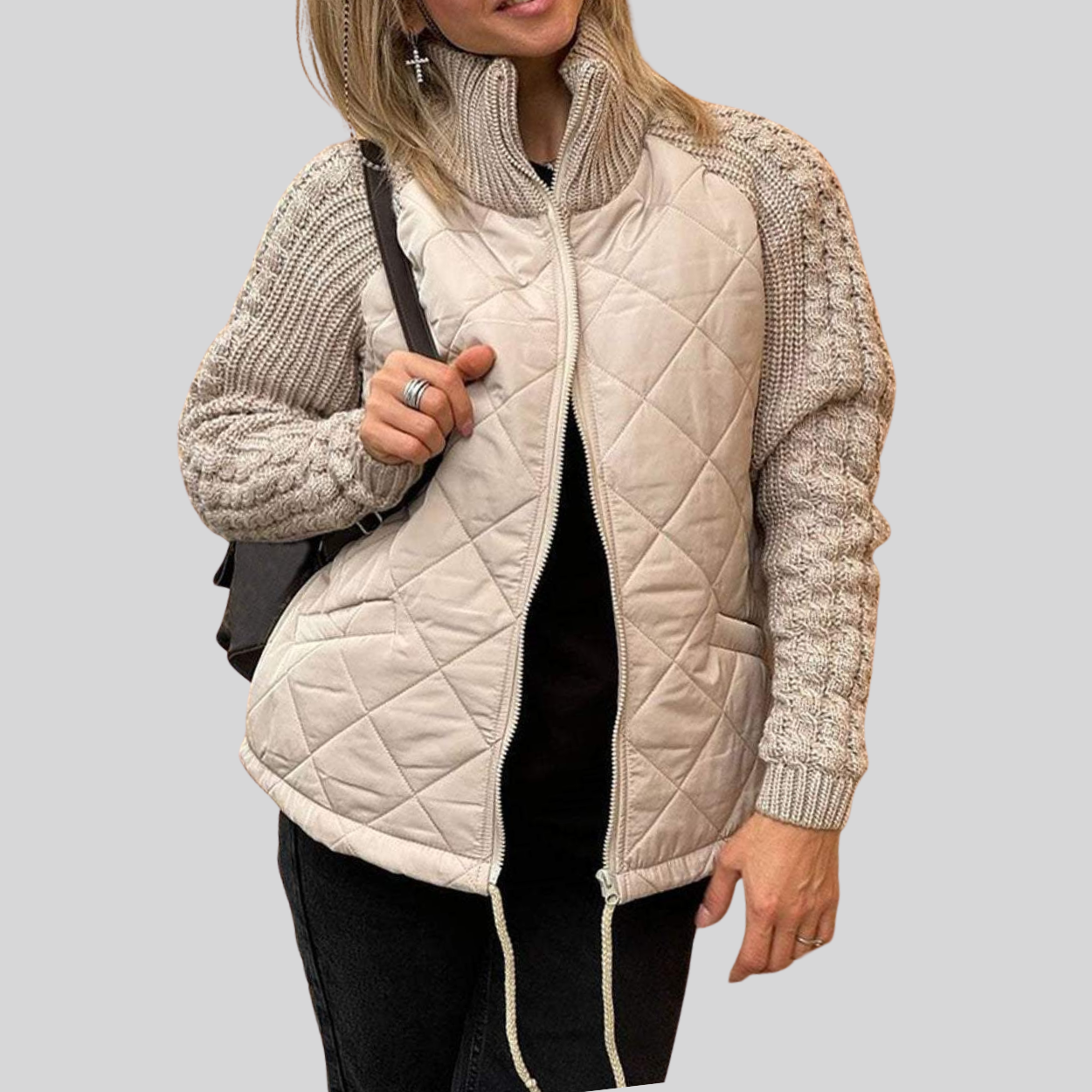 Amelia™ | Elegant Lång Vinterjacka Dam