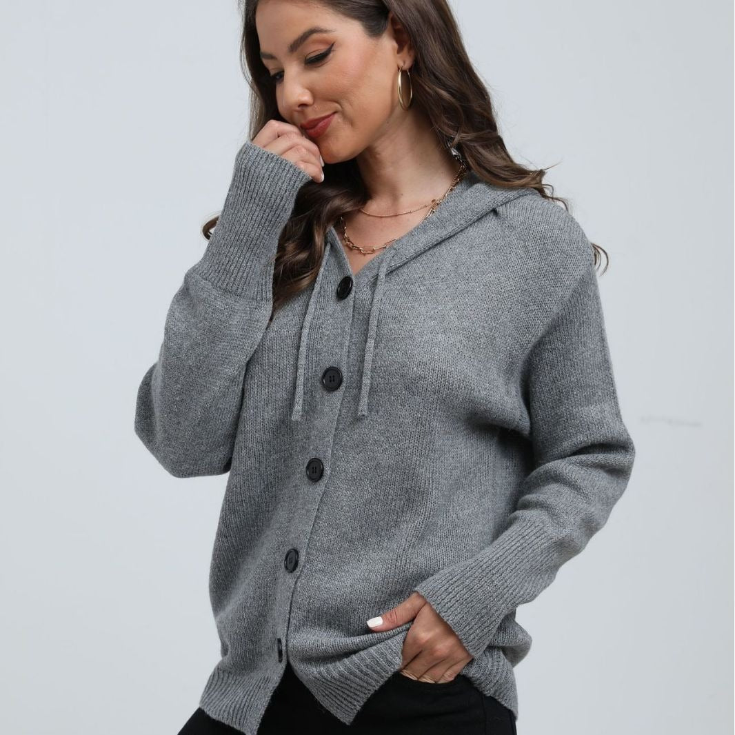 Annalisa ™ | Stilren Stickad Tröja Dam