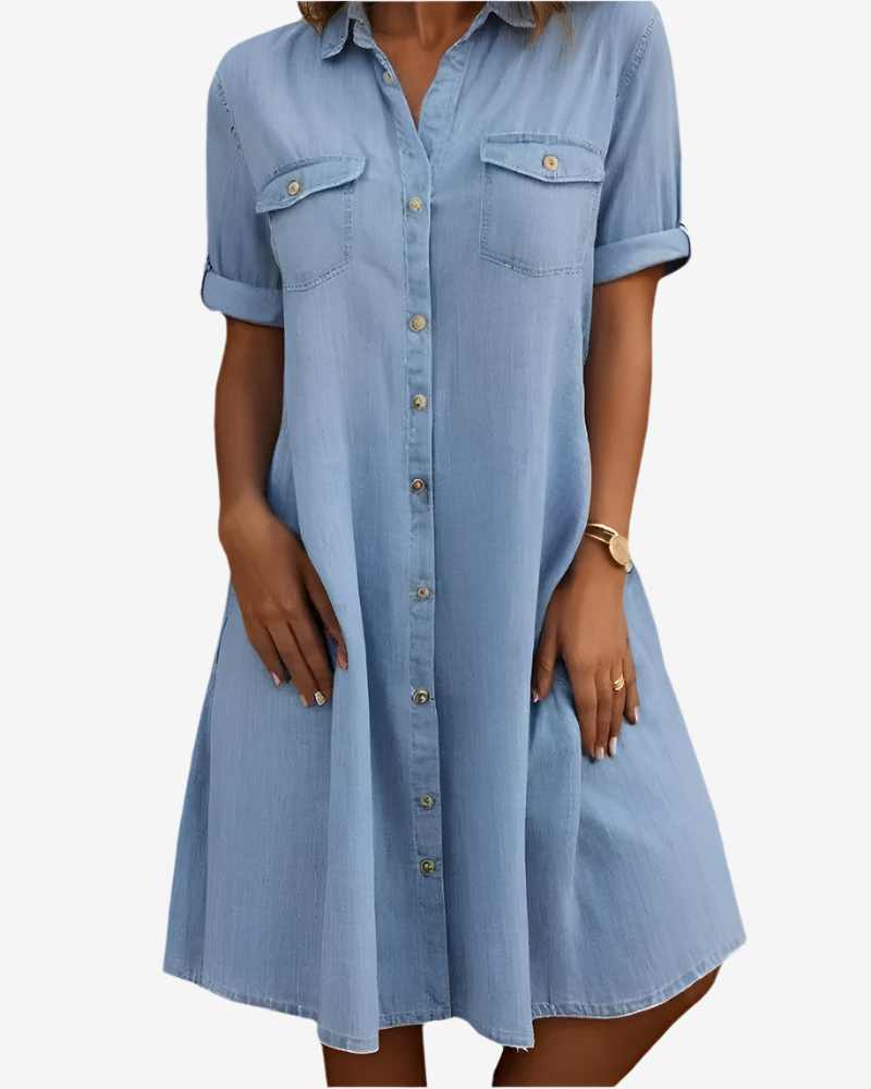 Donna - Casual Denimklänning Dam