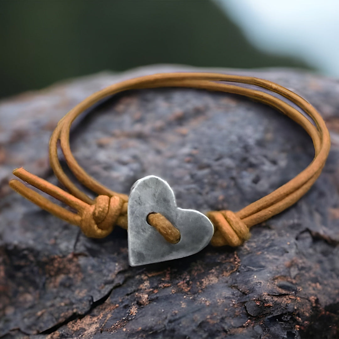 Handgjort Armband - Symbol för Evig Kärlek, Justerbart Design