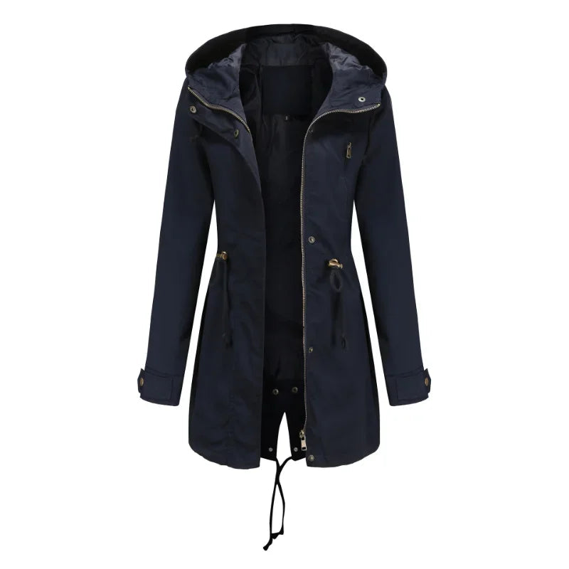 Jessie™ | Skyddande trenchcoat dam kort