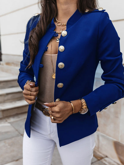 Ebba™ | Elegant Vit Blus för Dam