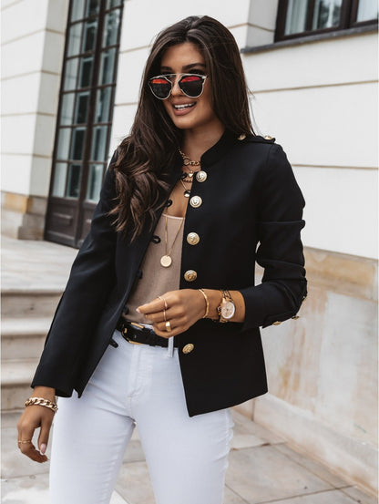 Ebba™ | Elegant Vit Blus för Dam