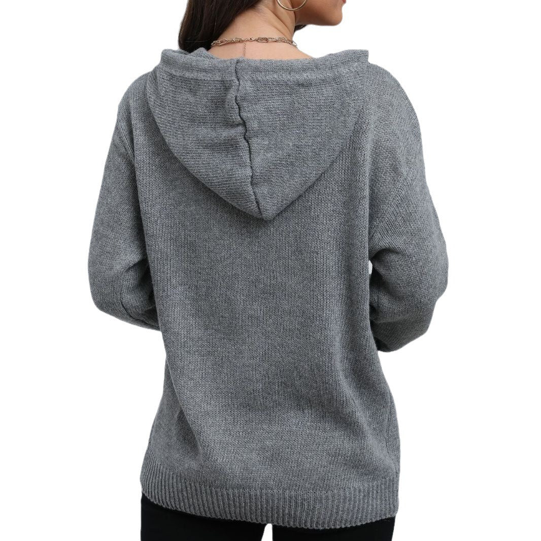 Annalisa ™ | Stilren Stickad Tröja Dam