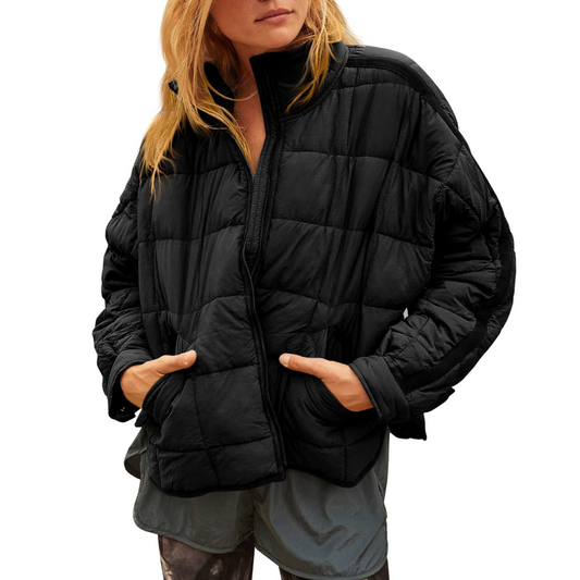 April™ | Elegant Lång Pufferjacka Dam