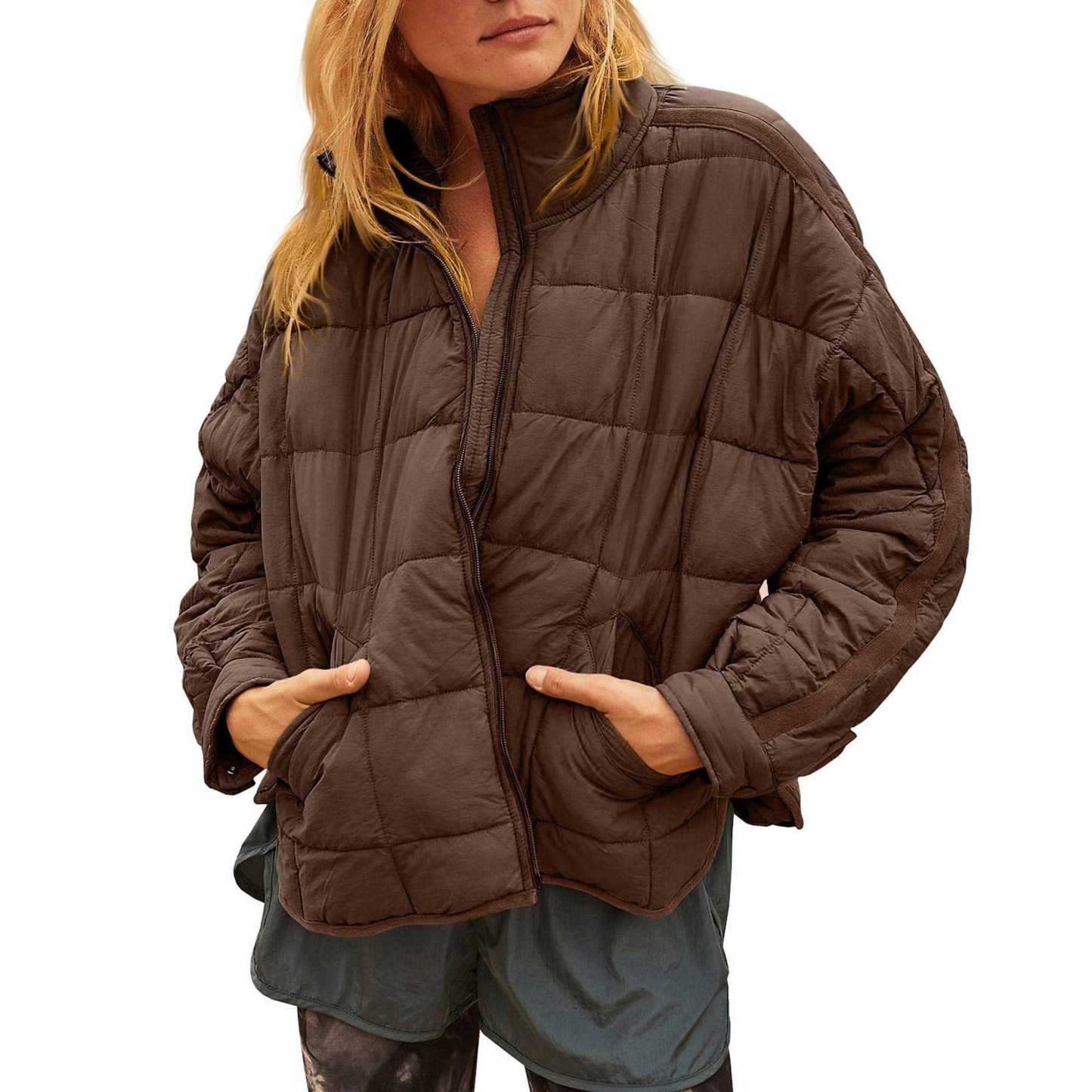 April™ | Elegant Lång Pufferjacka Dam