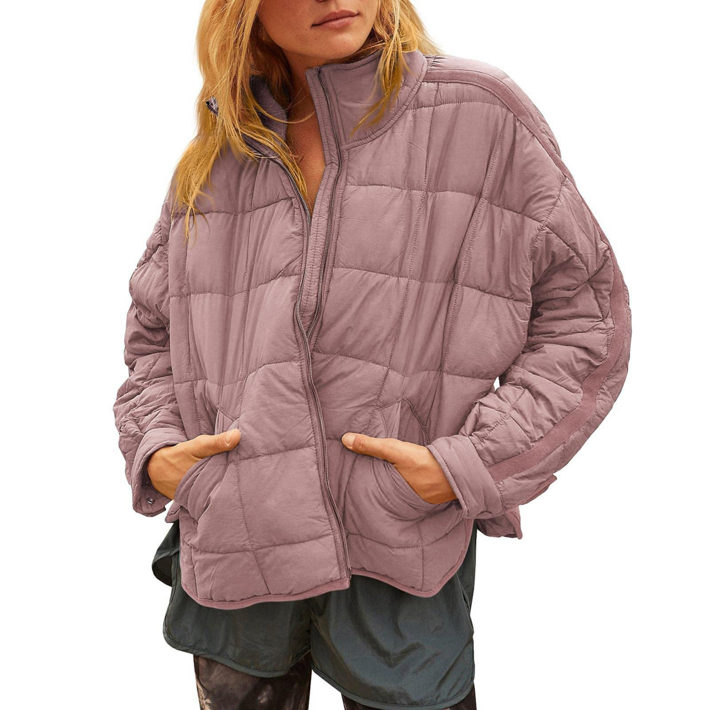 April™ | Elegant Lång Pufferjacka Dam