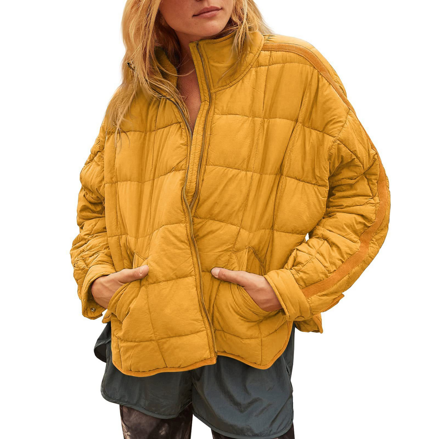 April™ | Elegant Lång Pufferjacka Dam