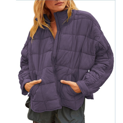 April™ | Elegant Lång Pufferjacka Dam