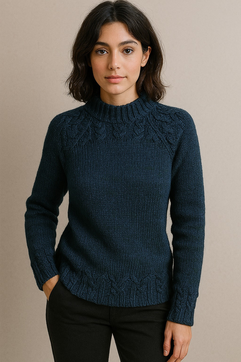 Bernadette™ | Mysig Stickad Tröja Dam