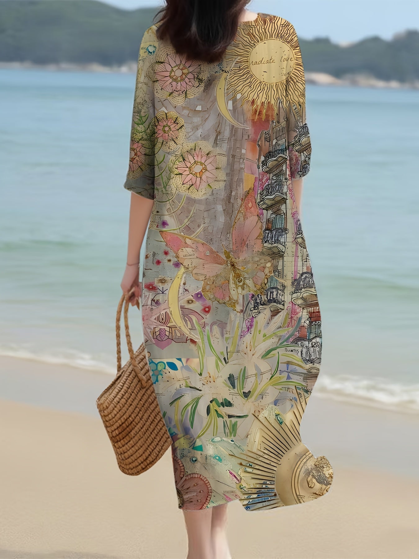 Boho Maxi Klänning Dam - Lätt Tyg För Eleganta Sommarlookar