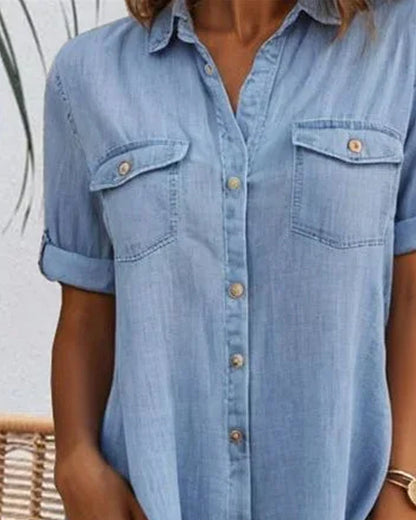 Donna -  Casual Denimklänning Dam