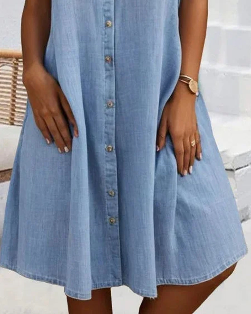Donna -  Casual Denimklänning Dam