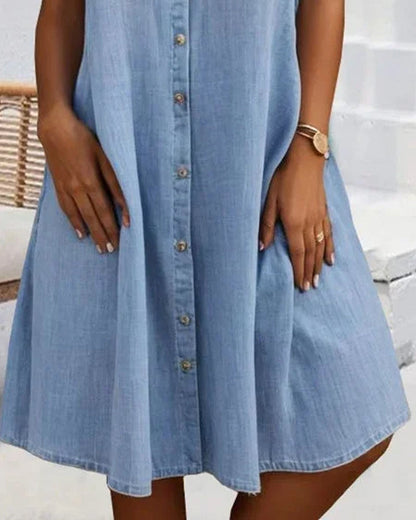 Donna -  Casual Denimklänning Dam