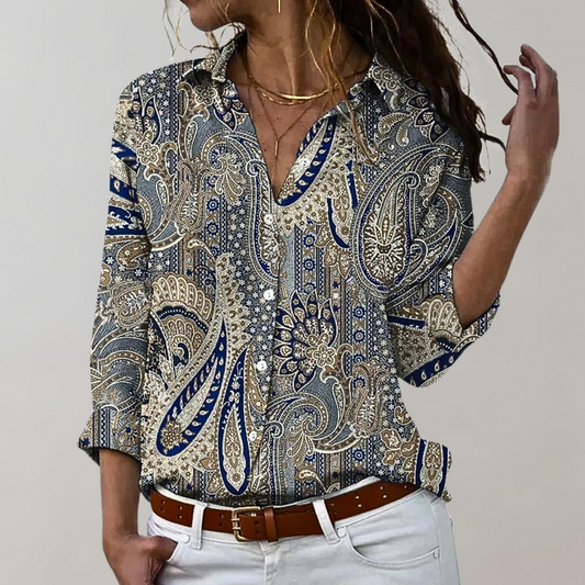 Delphi™ | Elegant Blus för Tidlös Stil