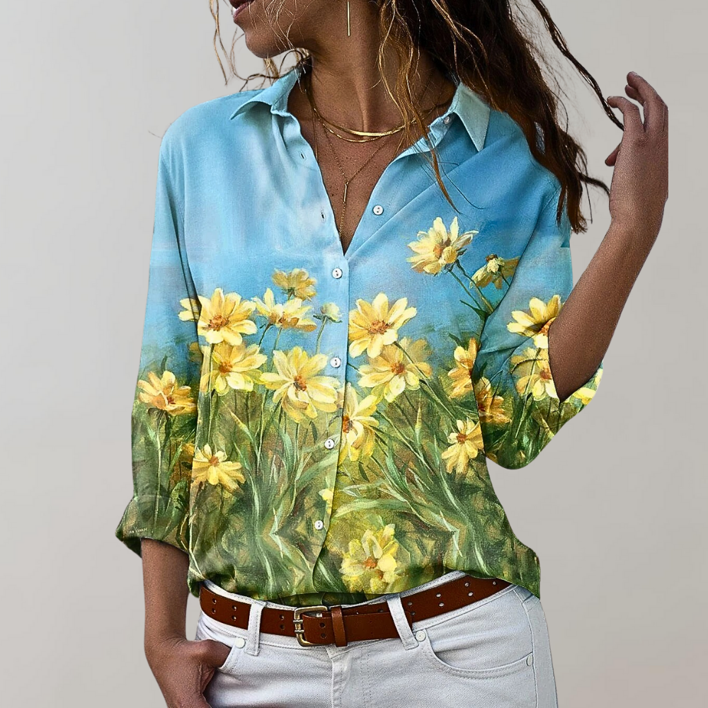 Delphi™ | Elegant Blus för Tidlös Stil
