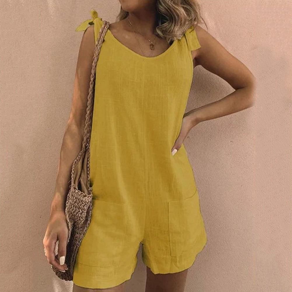 Brea Elegant Jumpsuit - Avslappnad Passform och Ärmlös Design