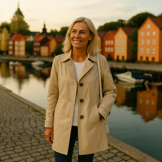 Elina™ | Elegant Vårtrenchcoat