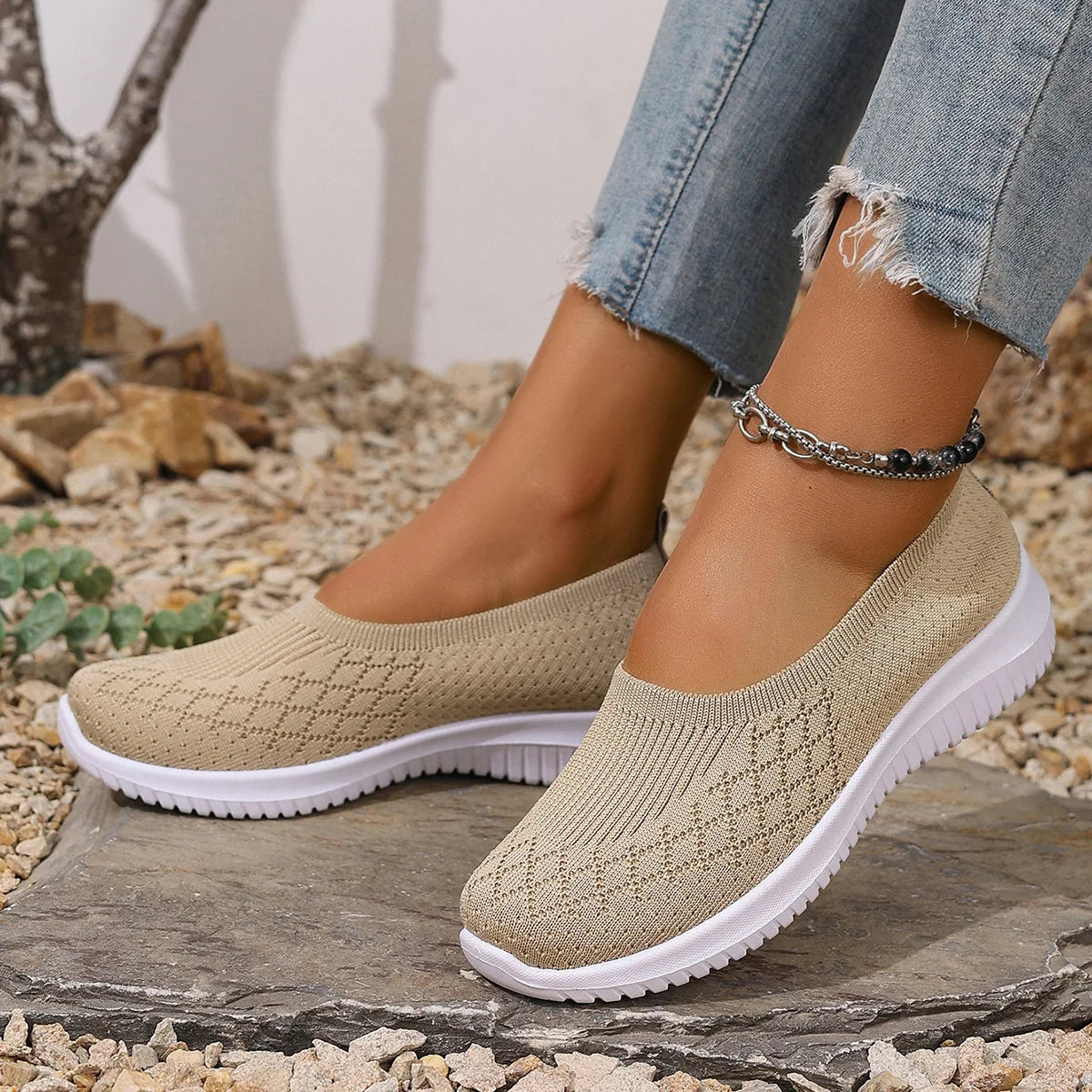 Eve Skor Dam - Stilsäkra, Bekväma och Slip-On Design för Alla Tillfällen