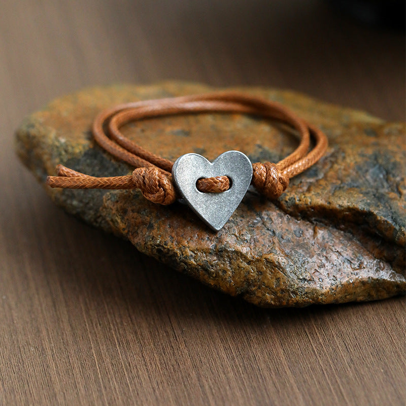 Handgjort Armband - Symbol för Evig Kärlek, Justerbart Design