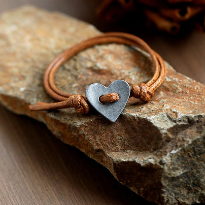 Handgjort Armband - Symbol för Evig Kärlek, Justerbart Design