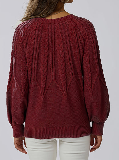 Harper™ | Elegant Stickad Tröja Dam
