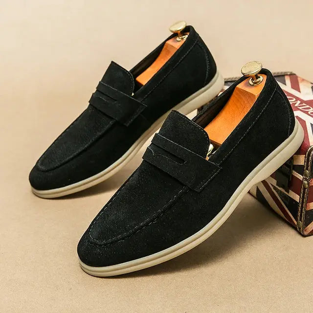 James™ - Snygga loafers med snörning