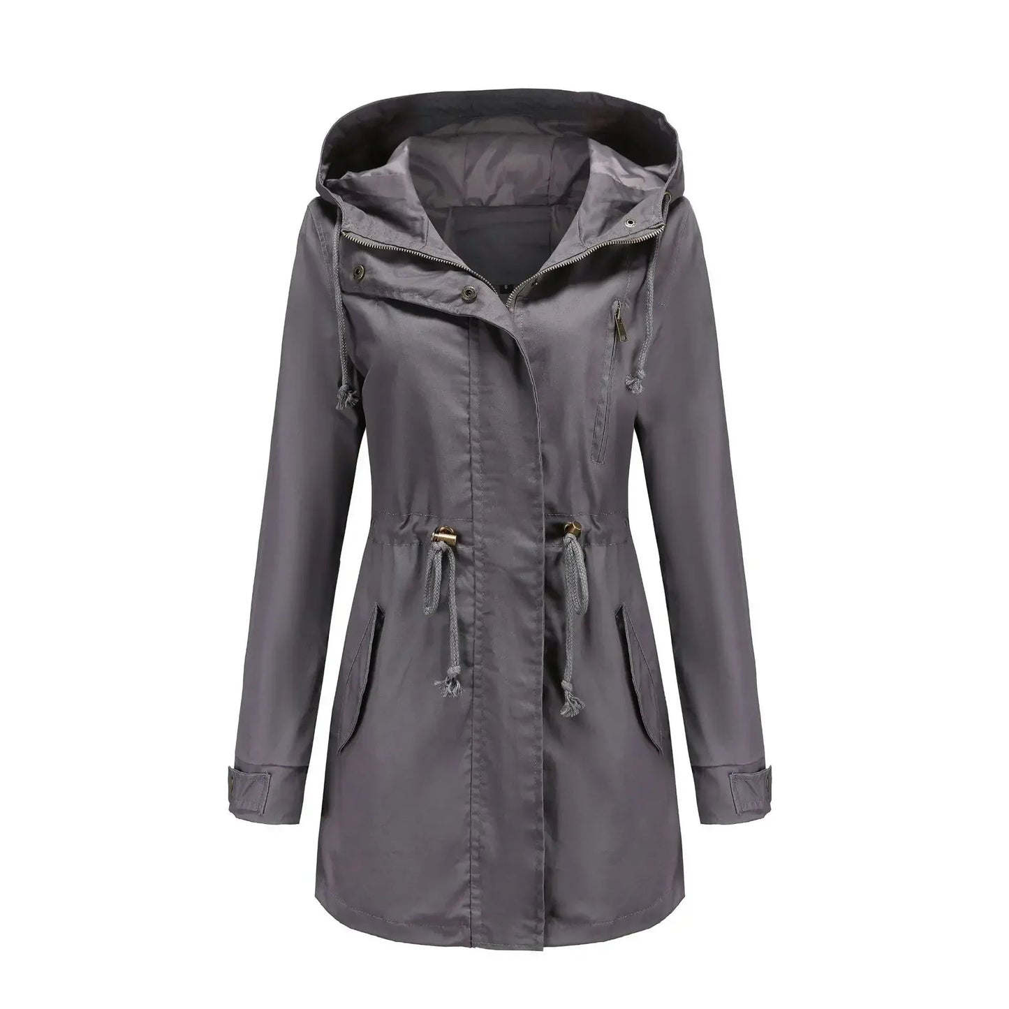 Jessie™ | Skyddande trenchcoat dam kort