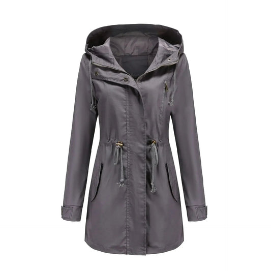Jessie™ | Skyddande trenchcoat dam kort