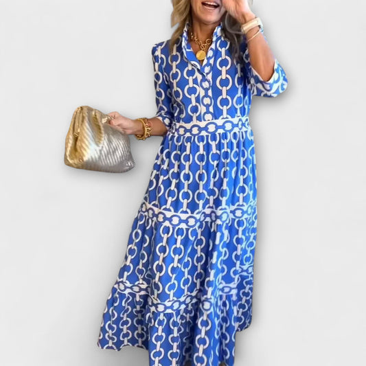 Juliette™ | Elegant Midi-jurk med Flattering Passform