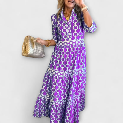 Juliette™ | Elegant Midi-jurk med Flattering Passform