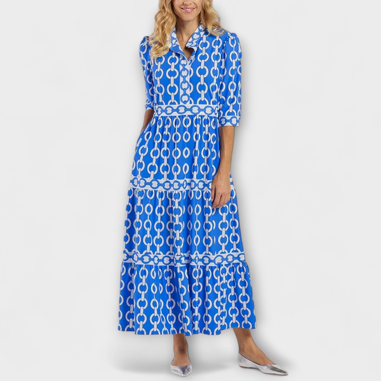 Juliette™ | Elegant Midi-jurk med Flattering Passform