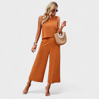 MONICA LINEN SET - HASKABLE CORFORT & FLATTERING FIT för varje tillfälle