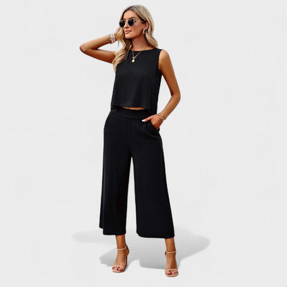 MONICA LINEN SET - HASKABLE CORFORT & FLATTERING FIT för varje tillfälle