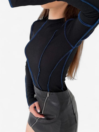 Långärmad Topp - Bekväm Design För Alla Tillfällen, Andningsbar Komfort