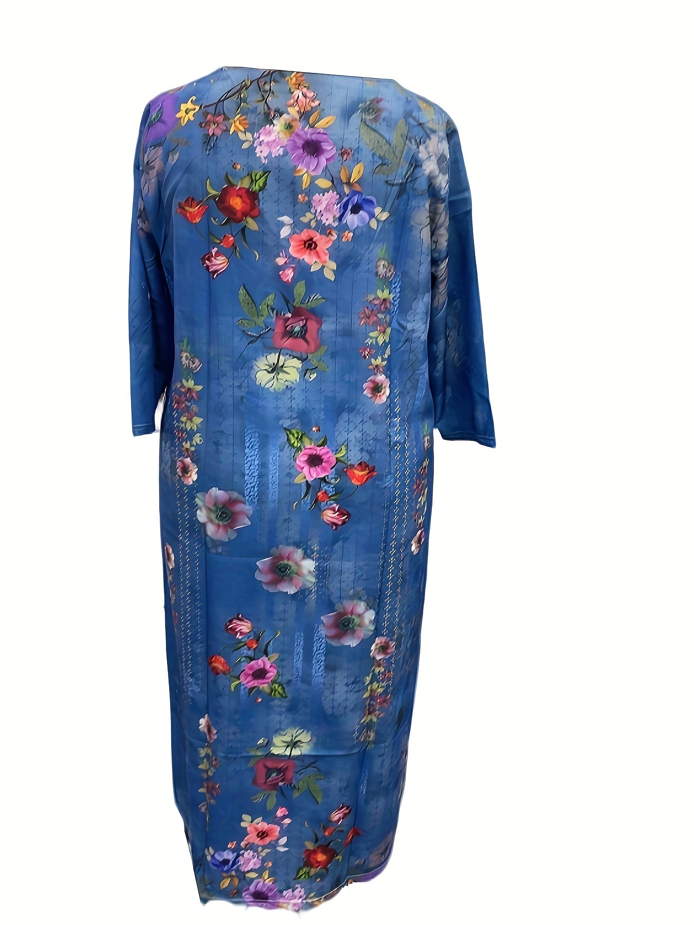 Layla Maxi Klänning - Bohemisk Blommönster För Sommarens Elegans