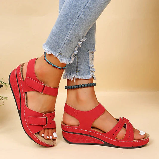 Loes™ Sandaler Dam - Ortopedisk Komfort och Elegant Stil för Varje Tillfälle