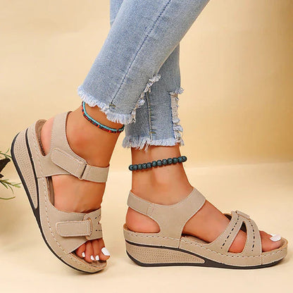 Loes™ Sandaler Dam - Ortopedisk Komfort och Elegant Stil för Varje Tillfälle