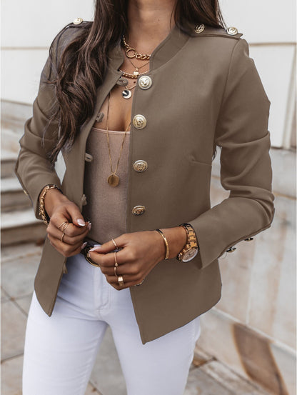 Ebba™ | Elegant Vit Blus för Dam