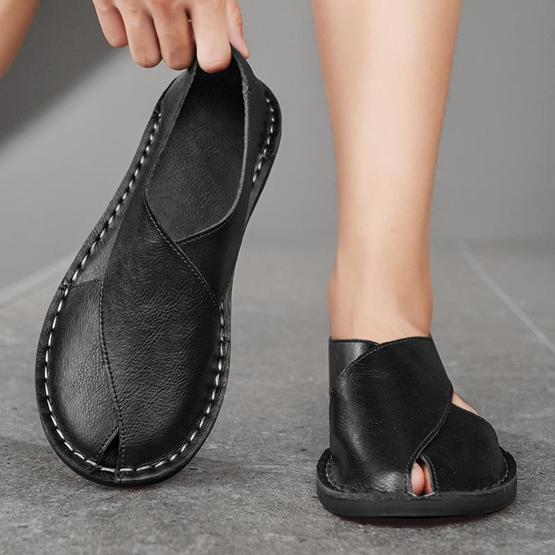 Smith Sandal - Eleganta Sandaler Dam i Hållbart Läder för All-Dag Komfort