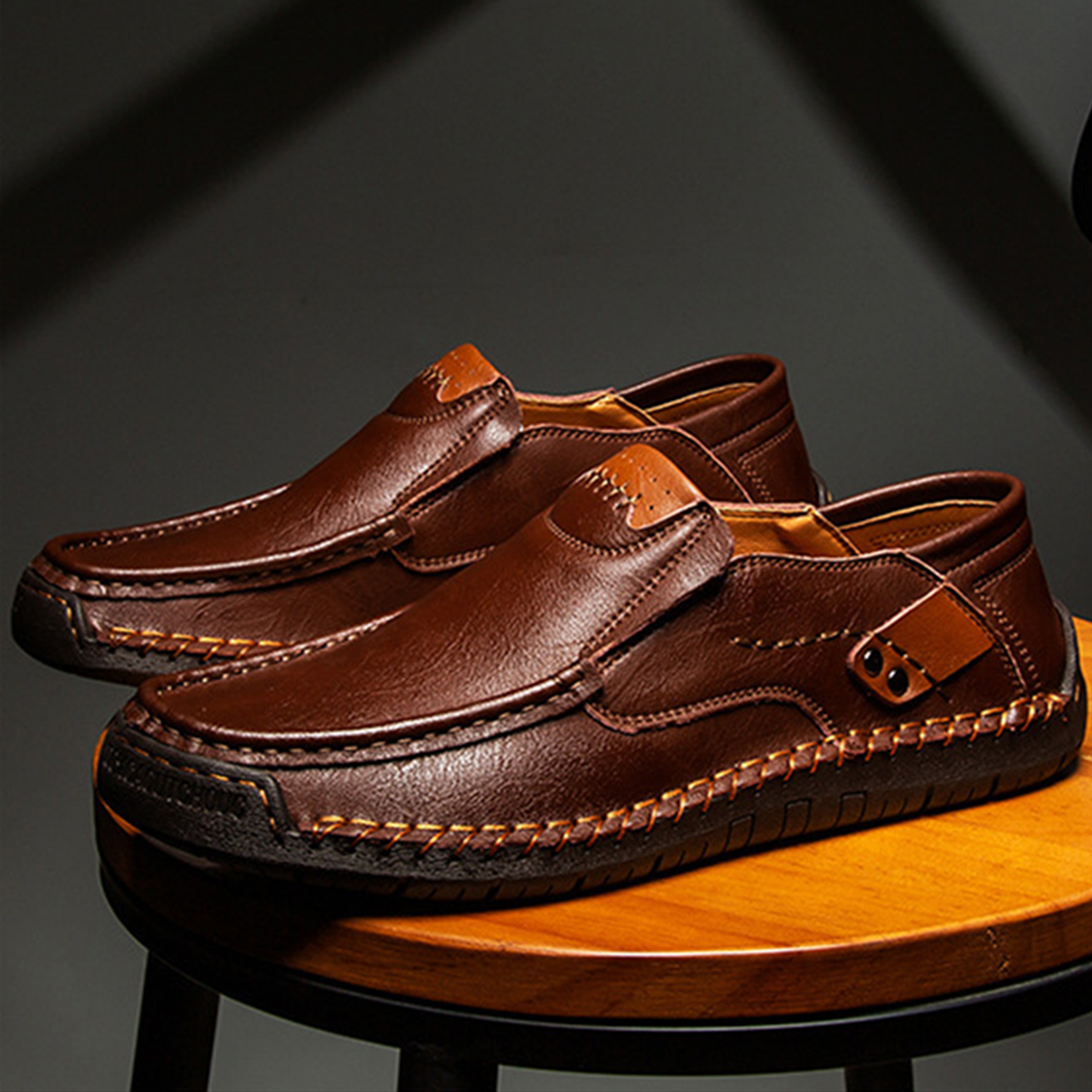 Tanja™ | Bekväma Svarta Loafers Dam