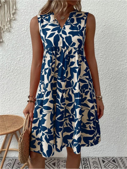 Tasha™ | Elegant Blommönstrad Klänning