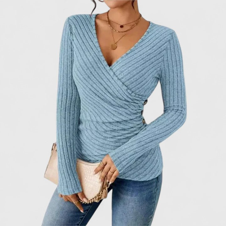 Vera™ | Elegant Tucking Top för Stil och Komfort